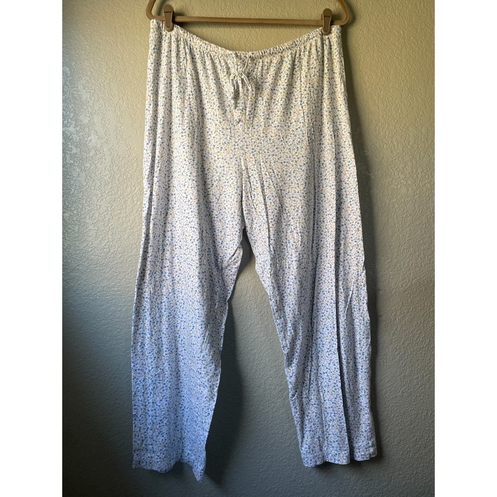 Lauren Ralph Lauren XL 100% Cotton Embroidered Logo Dainty Floral Pajama Set - Picture 7 of 16